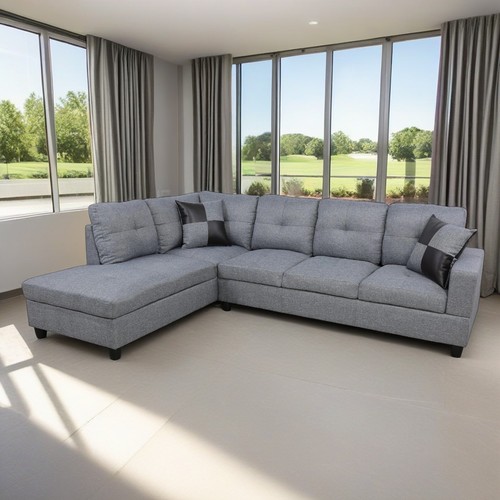 104 gray linen shaped - 104",